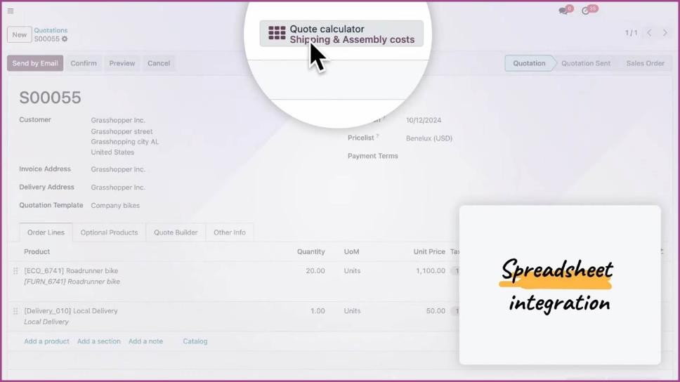 Odoo 18 features - Sale & CRM