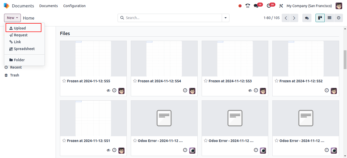 Upload File Easily in Odoo Document Management